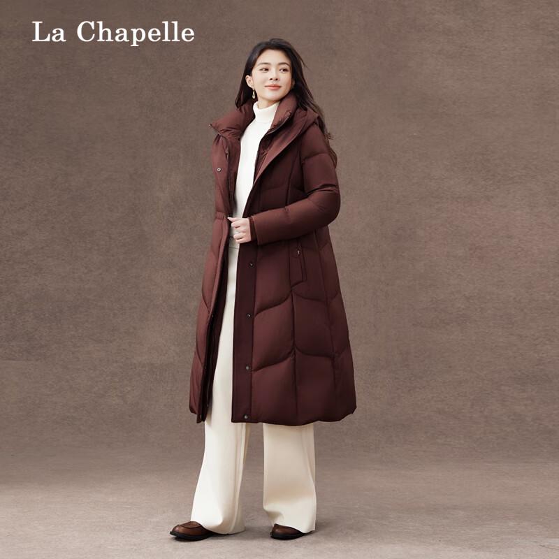 Женский длинный пуховик La Chapelle с капюшоном XL