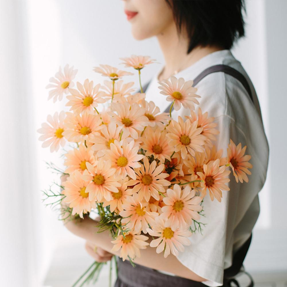 Simulation Small Daisy Chamomile Fresh Fake Dried Chrysanthemum Living Room Decoration