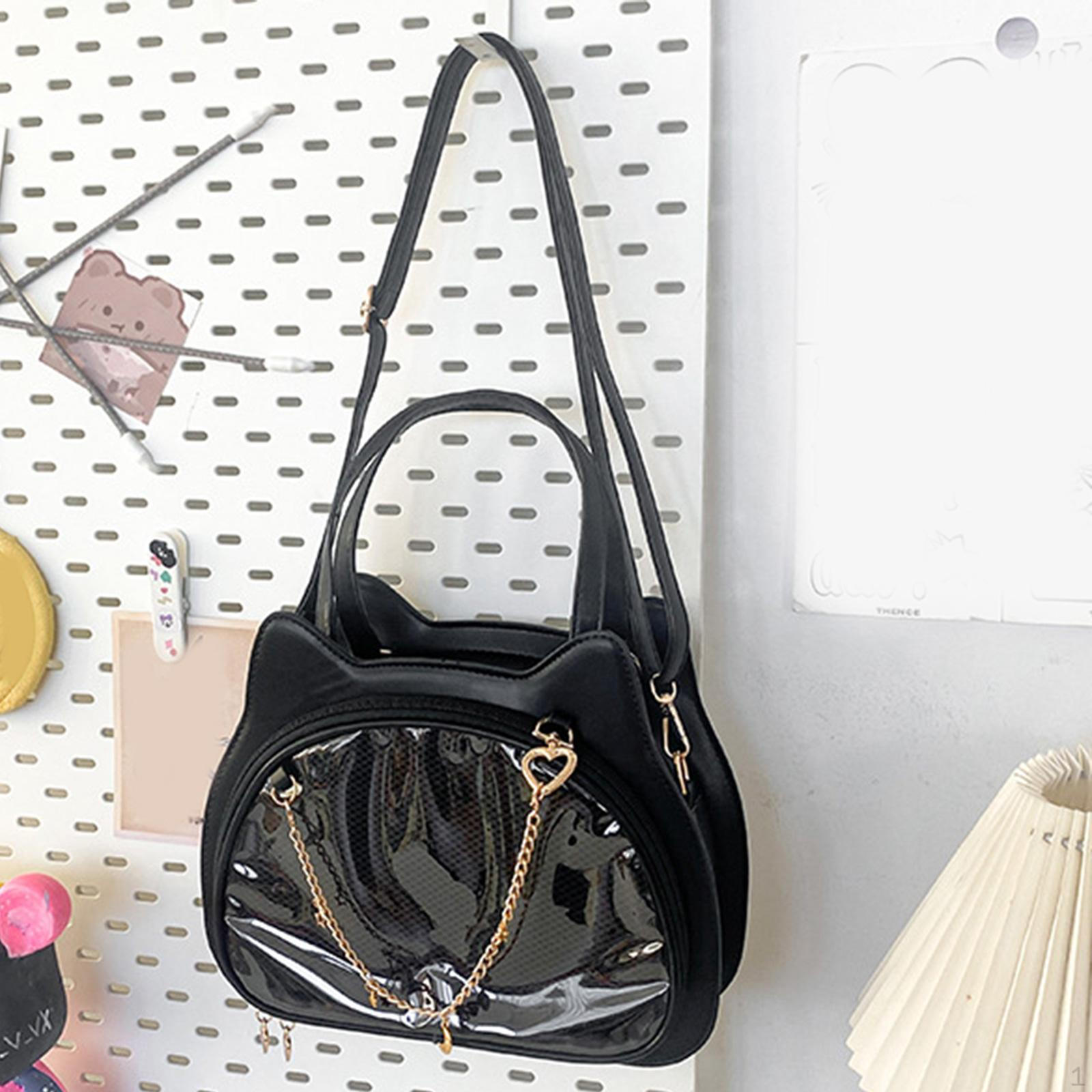 Сумка через плечо в форме кошки с регулируемым ремнем Ita для женщин серебряный — фото 13