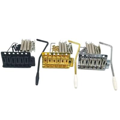 Sort/Guld Tremolo Bro Sæt 6 Strenge Elektrisk Guitar Bro Guitar Tilbehør
