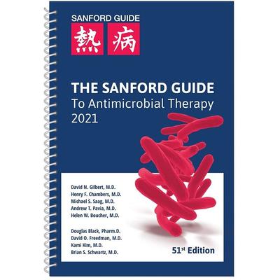 The Sanford Guide To Antimicrobial Therapy 2021 Spiral Bound UKN1512