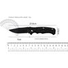 New Outdoor Mini Pocket Knife, EDC Portable Camping Knife, Exquisite and Compact Stainless Steel Rescue Tool Knife
