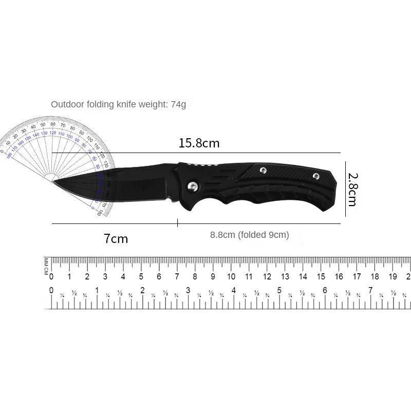 New Outdoor Mini Pocket Knife, EDC Portable Camping Knife, Exquisite and Compact Stainless Steel Rescue Tool Knife