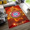 Bayern Munich Customize Text Carpet Design for Playrooms Dining Room Living Rooms Game Room Anti-slip Rug Decorate Offices Best for Christmas