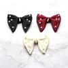 Vintage British Style Classic Dress Bow Tie, Pearl Accessories Large Bow Tie, Men'S Wedding Bow Tie