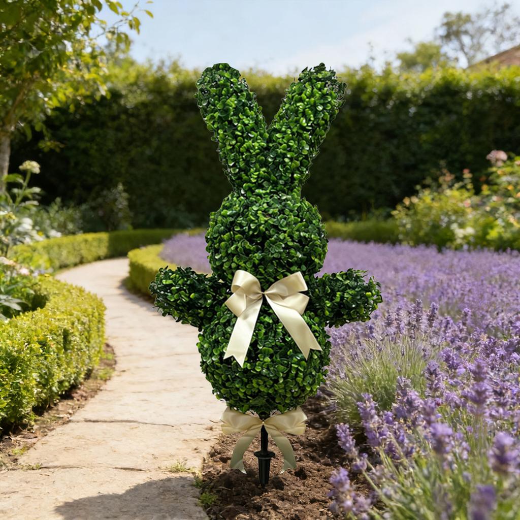 Easter Decorative Faux -shaped Tree Artificial -shaped Simulated Green Plant Ground Stake