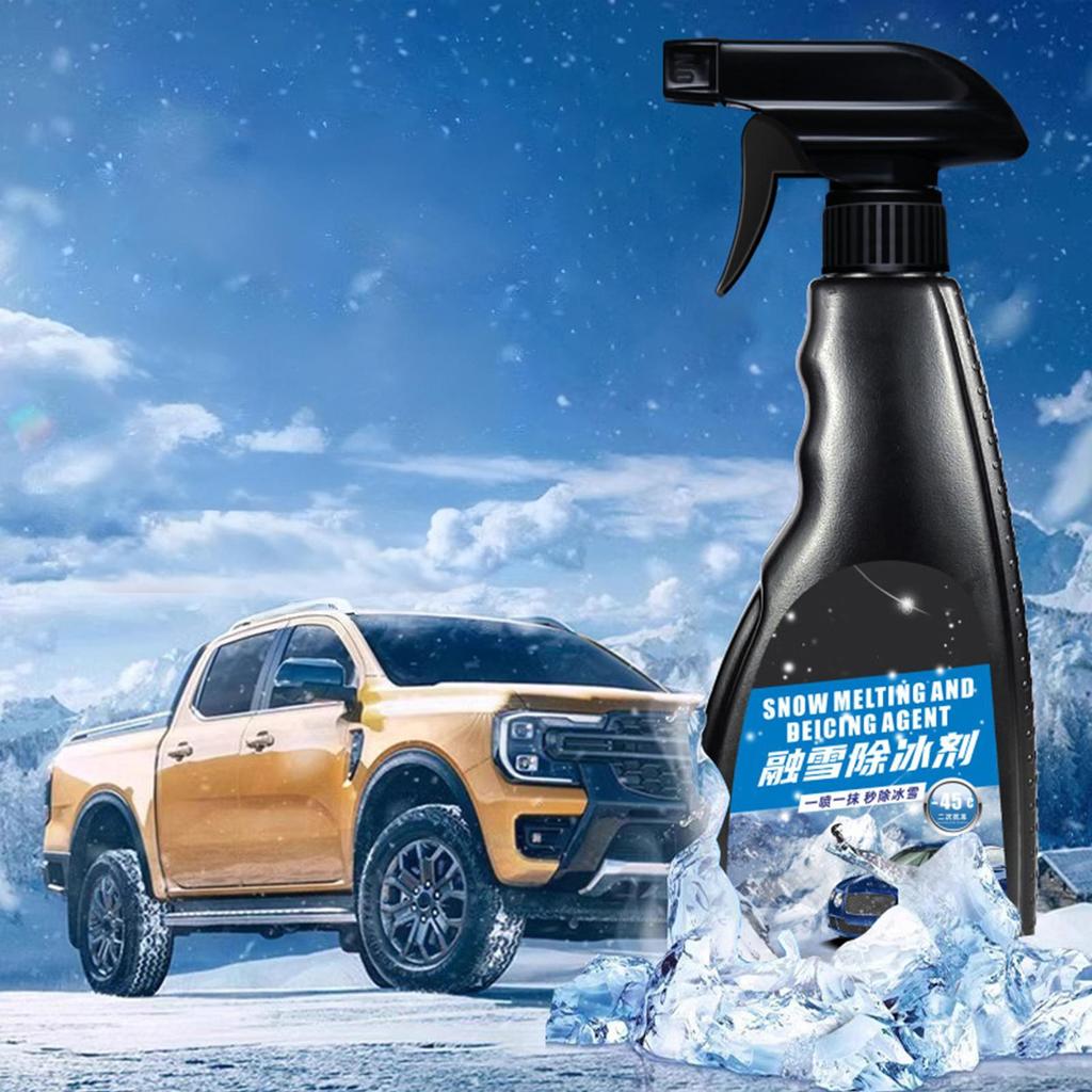 De Icer For Car Windshield Fast-Acting Long-Lasting 500ml Car Window Ice Melting Snow Remover For Defrosting Maintenance Snow
