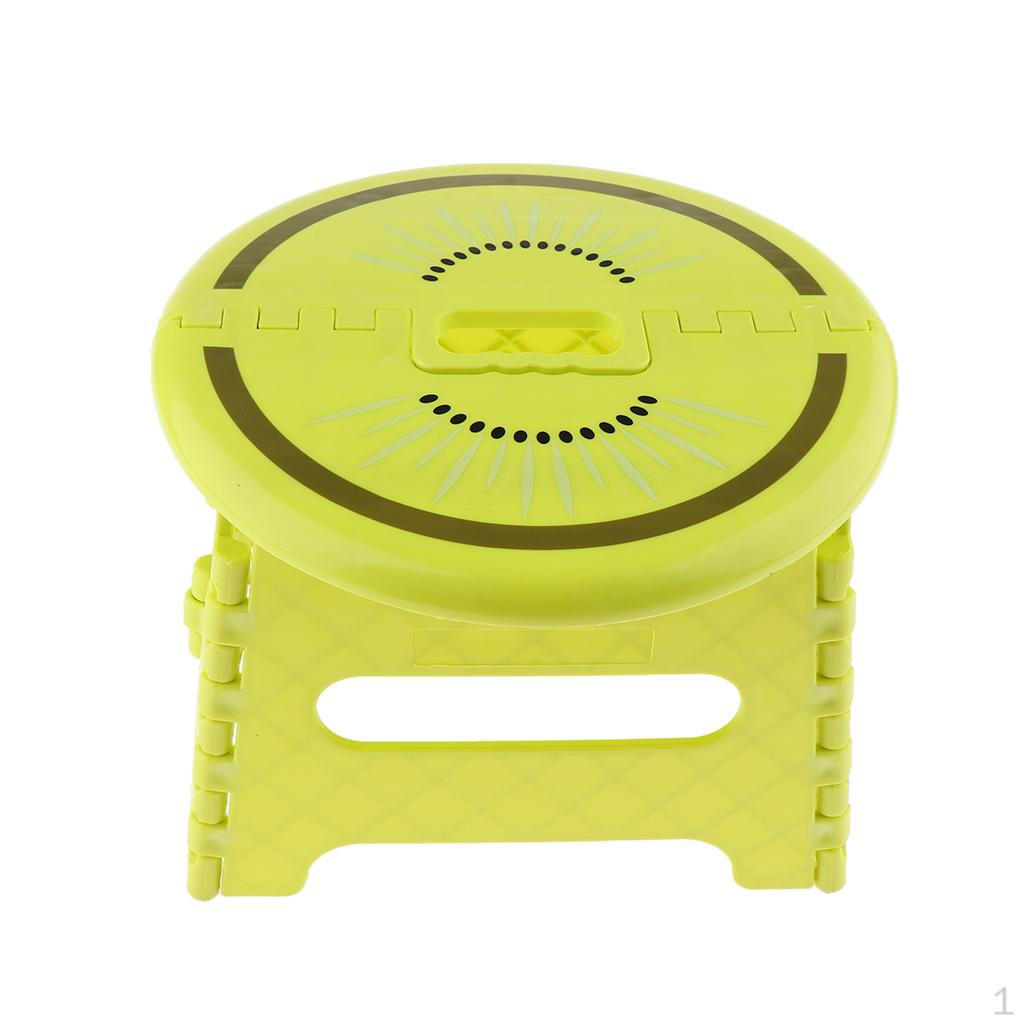 Anti-skid Fold Step Stool Foldable Kitchen Bathroom Seat Easy Storage