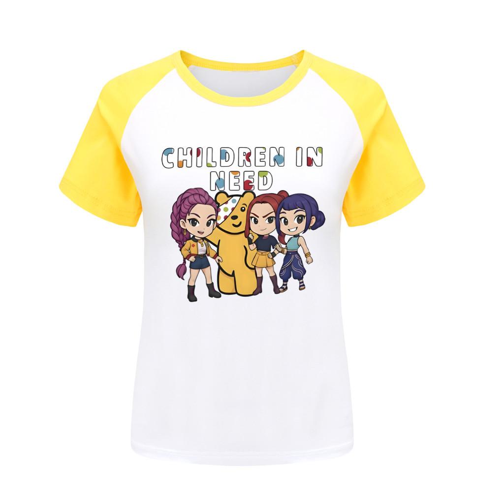 

5103 Детская футболка для девочек Rumi Zoey Mira с принтом реглан с короткими рукавами 170cm жёлтый