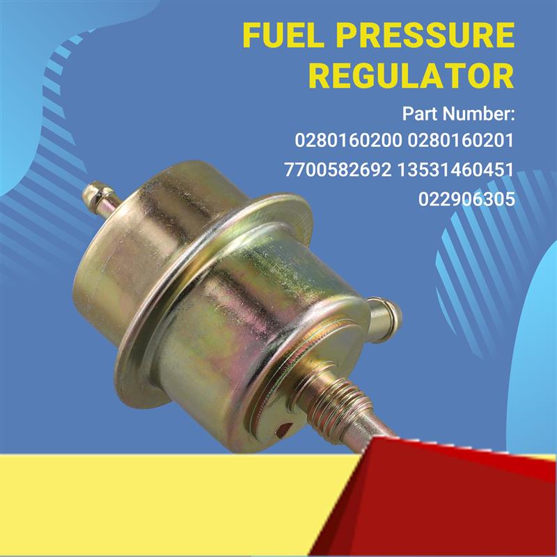 0280160200 New 3.0 Bar Fuel Pressure Regulator For BMW K75 K100 Porsche VW Renault 912 914 0280160201 022906035-M53K