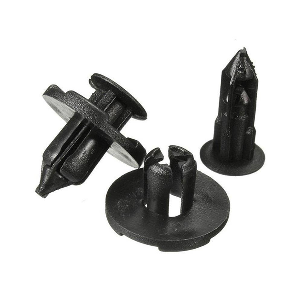 10/20/50pcs 8mm Plastic Auto Fasteners Rivets Clips Car Bumper Door Panel Fender Liner Retainer Push Pin Clip Repair Accessories