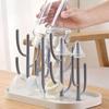 Tree Shaped Baby Milk Bottle Drain Rack Dust Proof Cup Holder Drying Stand Kitchen Organizer Accessory