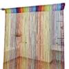 Rideau à franges pour porte, Panneau mural à franges pour fenêtre, Séparateur de pièce, Stores, Écran décoratif à pampilles en ruban pour maison, patio, chambre