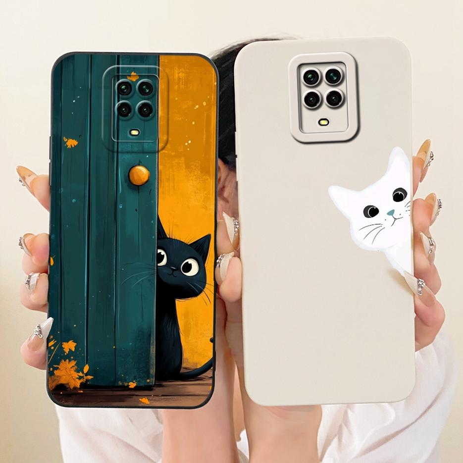 For Xiaomi Redmi Note 9 Pro Max Case Note 9S Cute Cat Cartoon Cover Shockproof Phone Case For Redmi Note 9 Pro Note9 S Soft Bags