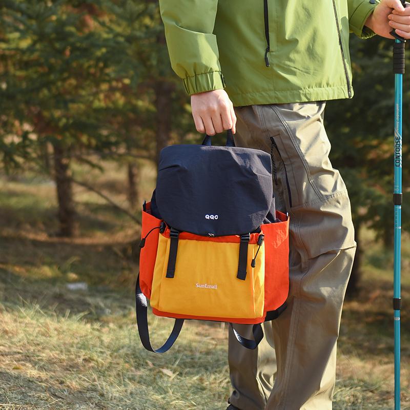 Outdoor Backpack Travel Large Capacity Nylon Commuter Backpack Ultra Light Junior High School Student Schoolbag