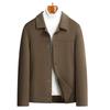 100% Woolen Jacket Spring and Autumn Hand-sewn Double-sided Woolen Jacket Fashion Youth Woolen Jacket