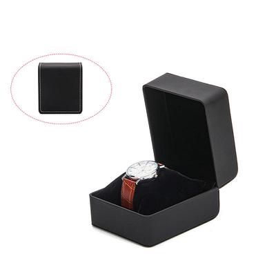 High Quality Fashion Watch Box Case Bangle Bracelet Wrist Watch Jewelry Present Black Gift Box Square Storage Box Jewelry Box