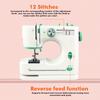 Mini Sewing Machine, Electric Portable Sewing Machine, Adjustable Sewing Speed, 12 Stitches, Two Speeds, with Foot Pedal and Sewing Kit