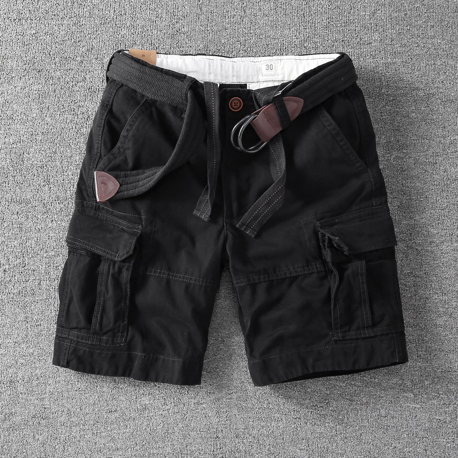 

Men s Summer Work Shorts: Edgy, Straight-Leg Casual 5-Inch Shorts 27 чёрный