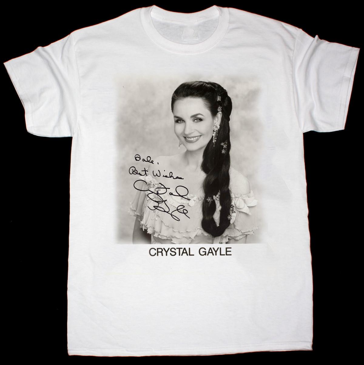 Crystal Gayle Signed Album Music tee Unisex T-Shirt All Size EG363 XL