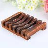 Soap Box Natural Bamboo Dishes Bath Soap Holder Bamboo Case Tray Wooden Prevent Mildew Drain Box Bathroom Washroom Tools