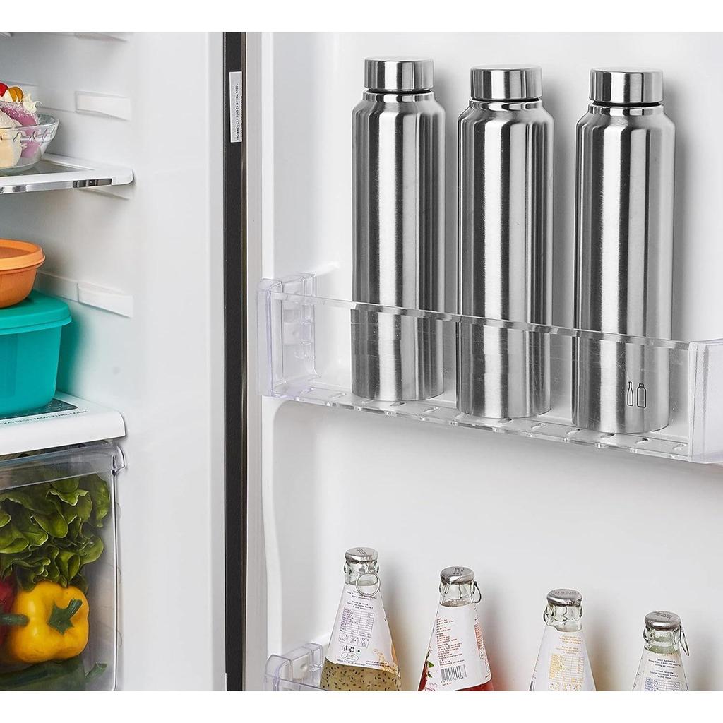 Botella de Agua de Acero Inoxidable, Juego de 3, 1 L Cada una (Relámpago)