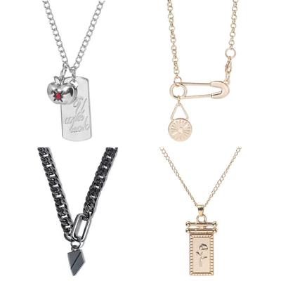 Game Love and DeepSpace Necklaces Rafayel Sylus Caleb Apple Pendant Necklace Rose Pendant Cos Accessory Fans Gifts