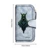 Gothic Skull Long Wallet Cool Bifold Card Holder Fashion Casual Purse For Men Women