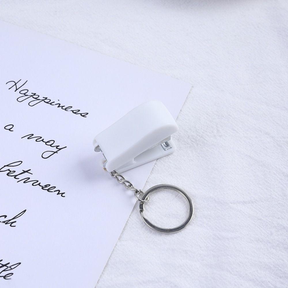 School Office Supplies Mini Stapler Mini Staples Binding Tools New Stapler Keychain