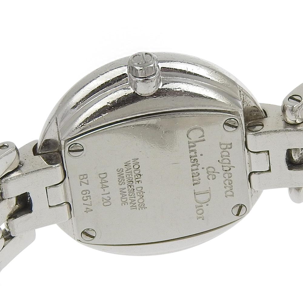 Dior Bakira Watches D44.120 whiteDial Stainless Steel Quartz Analog display Women Used