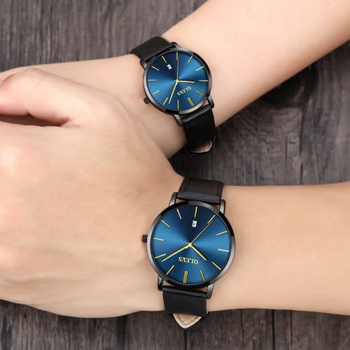 OLEVS Pair Watches, Popular Couple Watches for Men and Women, Pair Watch Set, Surprise Gift, Wedding Anniversary Gift, Couple's Anniversary Gift, Moth