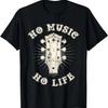 No Music No Life - Music Lover Rhythm and Passion Retro T-Shirt