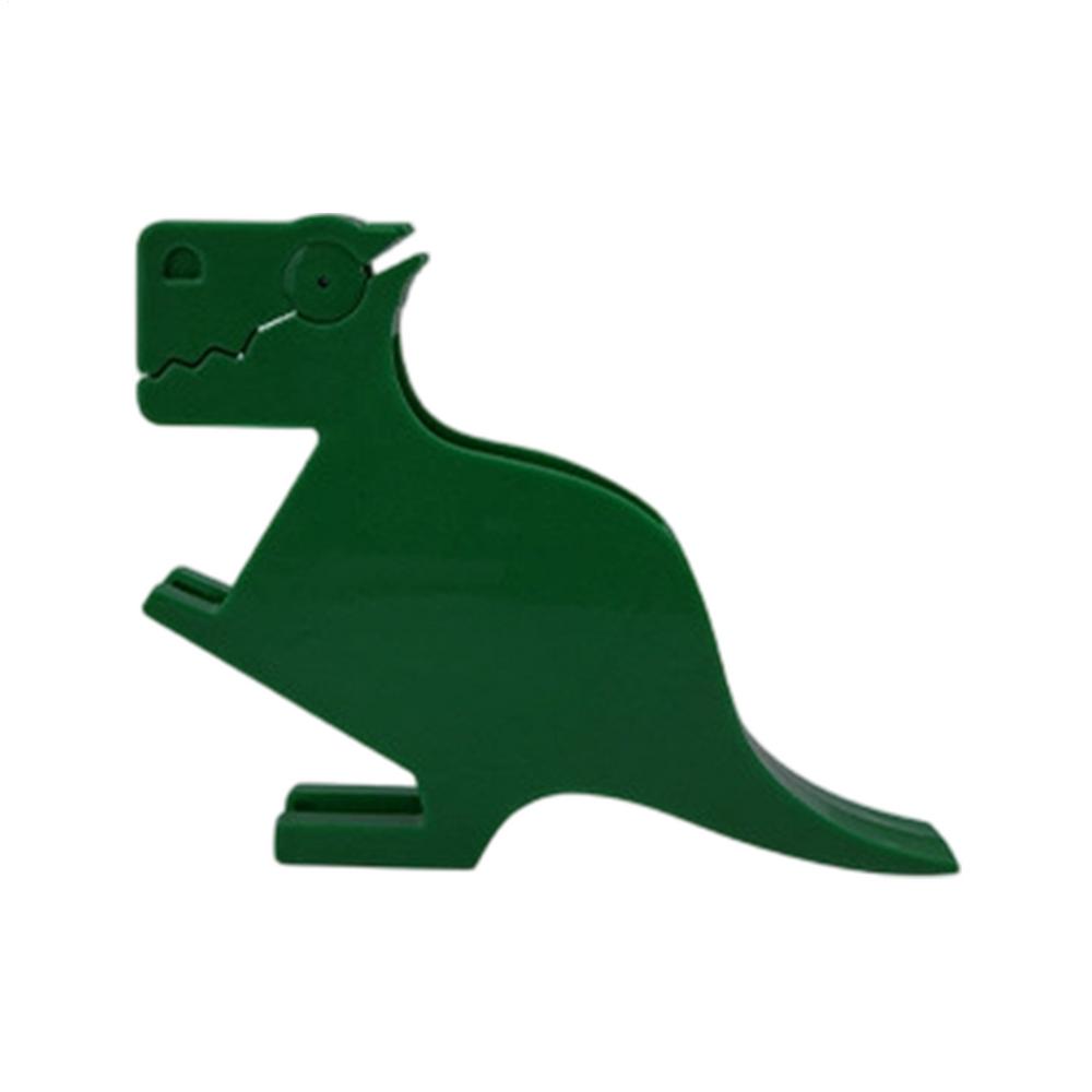 

Sticky Note Holder Dinosaur Memo Pad Desk Organizer Sticky Note Organizer for Home Study School Meeting Room Dorm Storage зелёный
