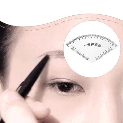 Eyebrow Stencil Ruler Template Versatile Lightweight Travel Size with Arch Guide Easy To Use