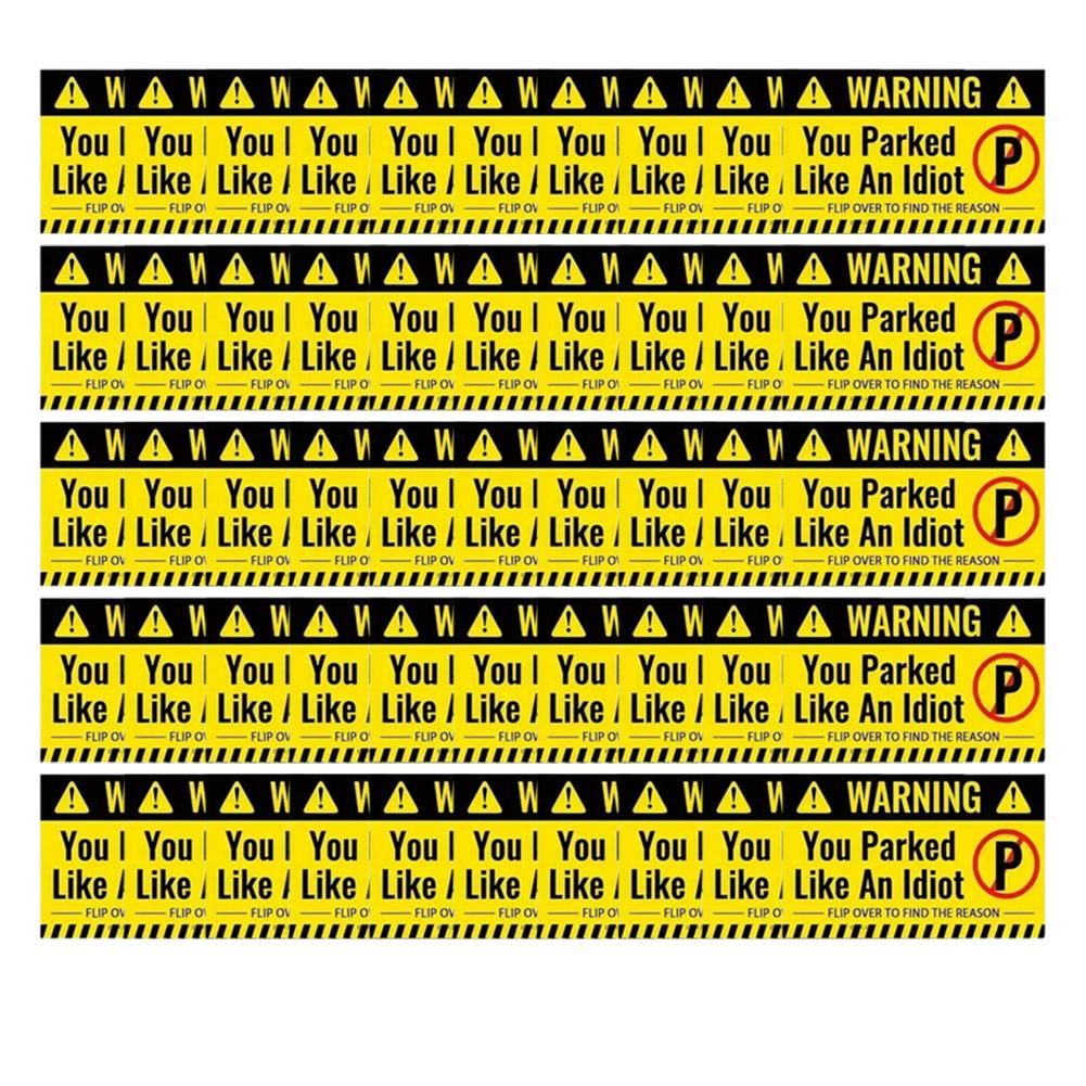 50 Bad Parking Cards For Funny Parking Violation Prank Notifications, Funny Parking Violation Tickets Bad Parking Cards