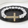 Comfortable Bracelet Expandable Religious Beaded Chain with Metallic Finish and Stylish Layering Potential for Adults