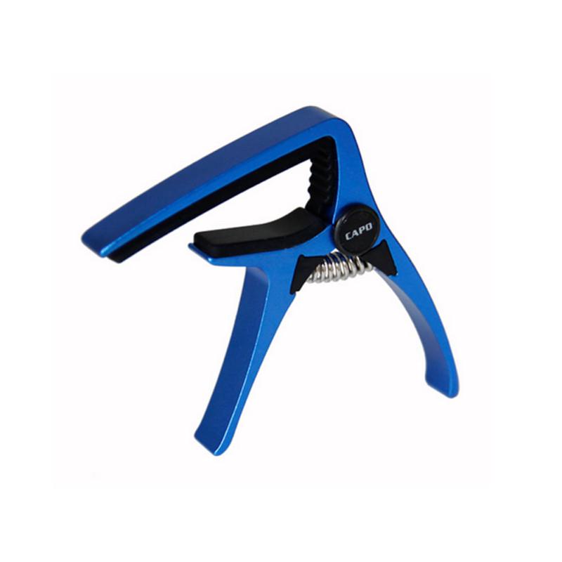 Гитарный каподастр для акустической электрогитары, полностью из алюминиевого сплава, гитарные аксессуары синий