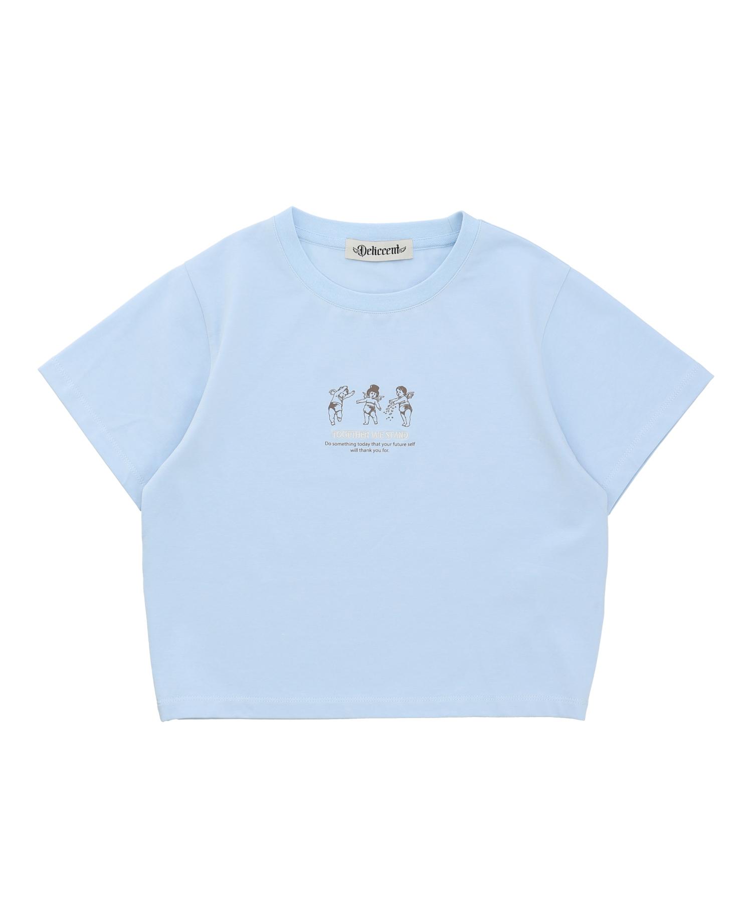 Deliscent Angela Crop Top [Sky Blue] Sky Blue/Free