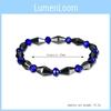 Elegant Weight Loss Round Black Stone Magnetic Therapy Bracelet For Health Care