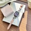 Cat Paw Pearl Leather Strap for Apple Watch Series 11, Xiaomi Band 8/9/10, Huawei Fit.