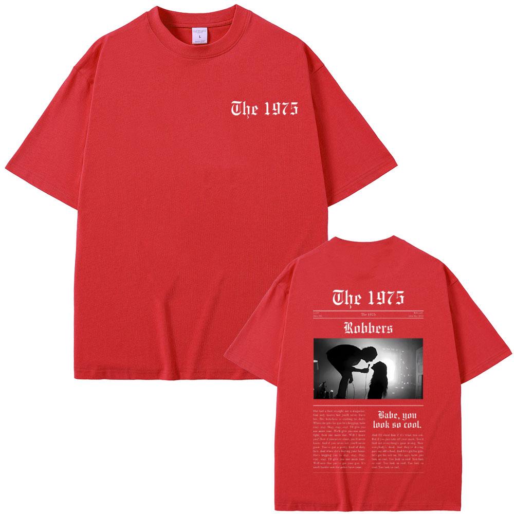 Britische Band The 1975 Live From Gorilla Robbers Babe You Look So Cool Grafik T-Shirt Unisex Indie Alternative Rock Kurzarm