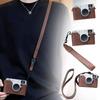 For Fuji Xhalf Protective Cover Camera Bag Base Leather Accessories Strap Protective Shell Shou W0M2