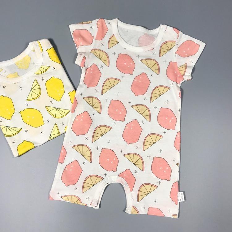 Adorable Newborn Baby Boy Girls Floral Romper Cotton Clothes Summer Outfits
