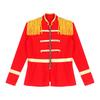 Girls Circus Ringmaster Costume Long Sleeve Front Zip Tassels Shoulder Coat Party Carnival Cosplay Performance Costume