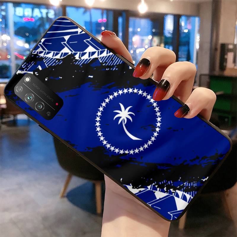 Chuuk Chuukese Pride 691 Flaga Etui na telefon dla Huawei Honor 30 20 10 9 8 8x 8c v30 Lite view 7A pro