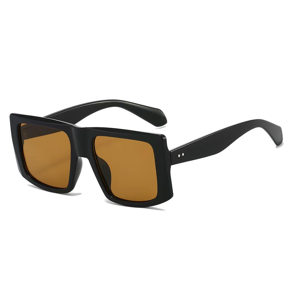 Stylish Retro Square Frame Sunglasses for Outdoor Sun Protection - Unisex Versatile Design for Driving and Fashion