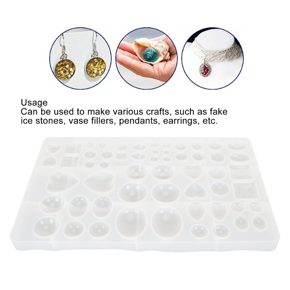 Soft Silicone Resin Jewelry Mould Prevents Deformation Resin Necklace Mould  Artcraft Project