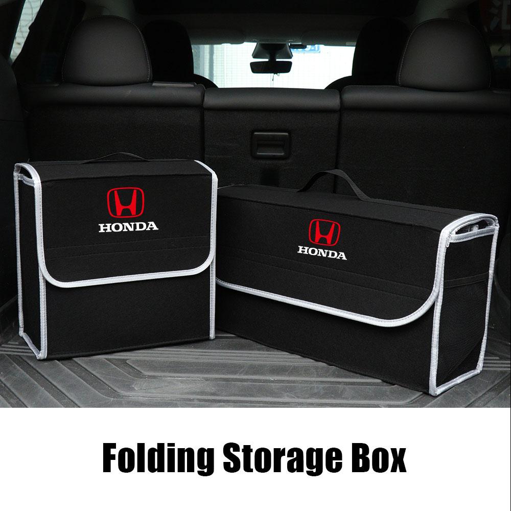 HWM3 Car Trunk Storage Box Foldable Large Capacity Organizer Tools For Honda Civic Accord City CRV Odyssey Fit Jazz Pilot Accessories