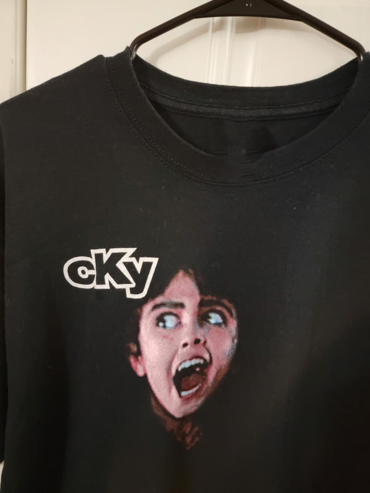 

Винтажная футболка CKY Camp Angela 2000 года, группа, полный размер JJ5738 2XL