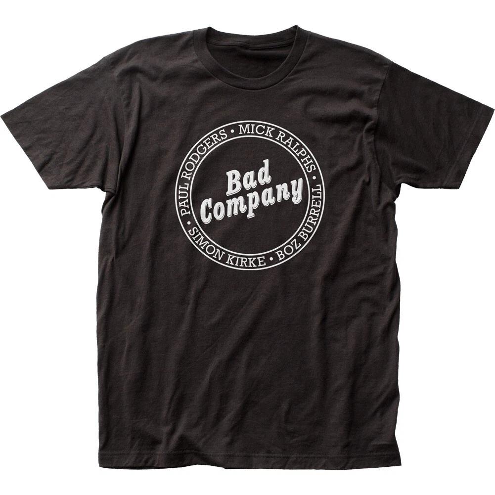 Bad Company Lineup Mens T Shirt Rock N Roll Music Classic Band Tee New Black
